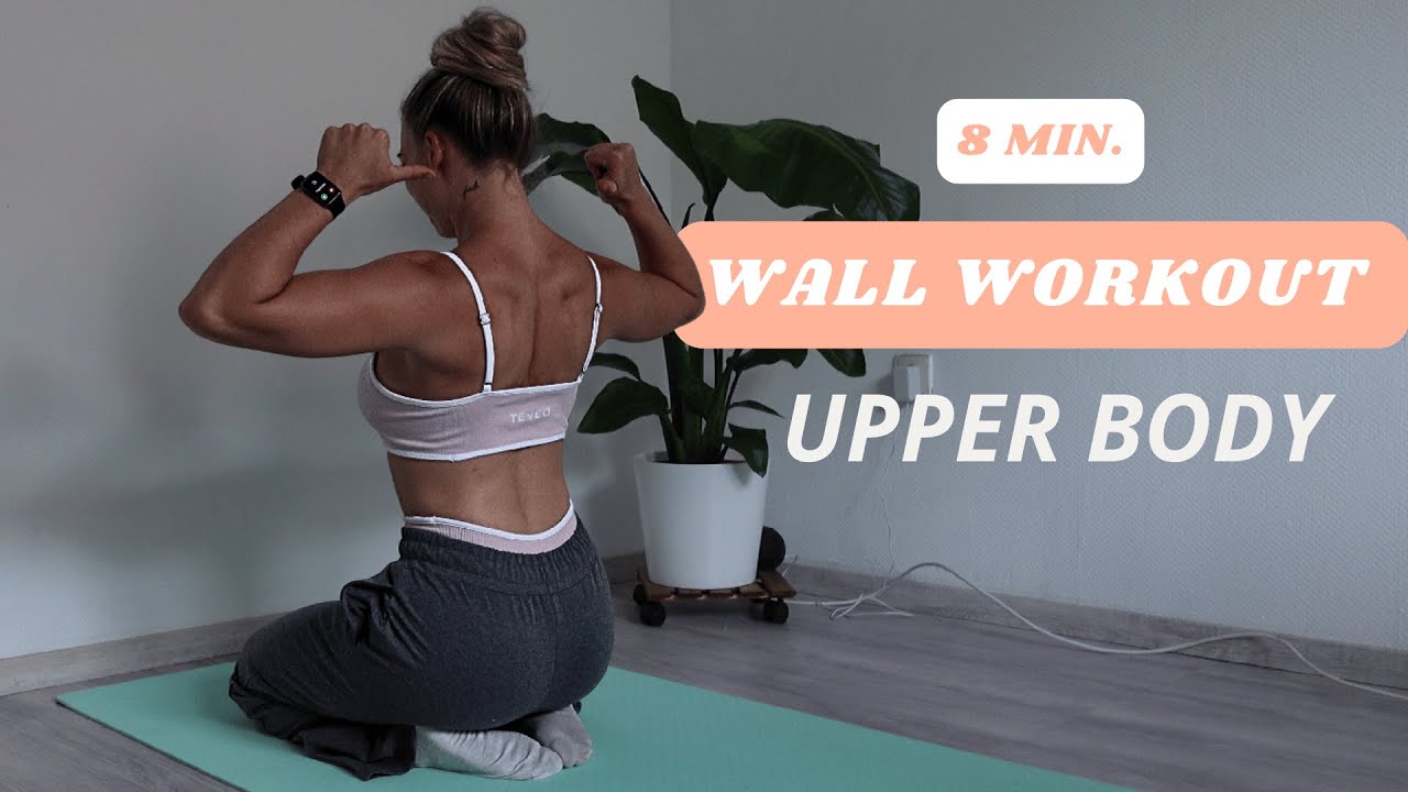8 MIN WALL PILATES WORKOUT | Upper Body | Karolina Jelgin