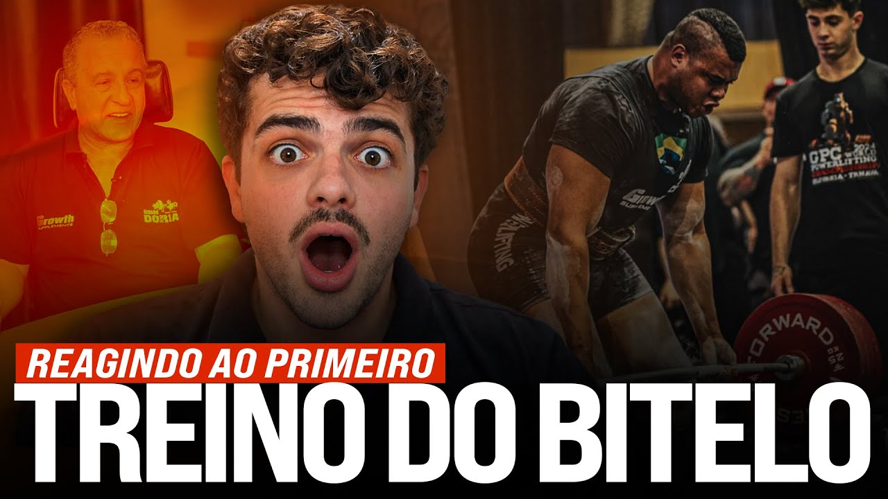 Treinador De Powerlifter Reage ao Treino do Bitelo!