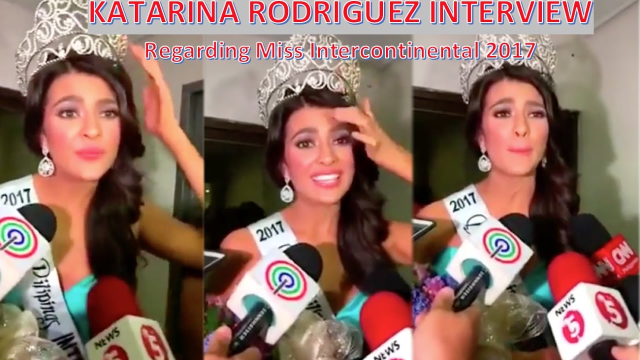 KATARINA RODRIGUEZ | Interview regarding Miss Intercontinental 2017 | FULL STORY (HD)