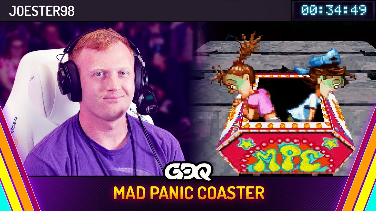 Mad Panic Coaster by Joester98 in 34:49 - Summer Games Done Quick 2024