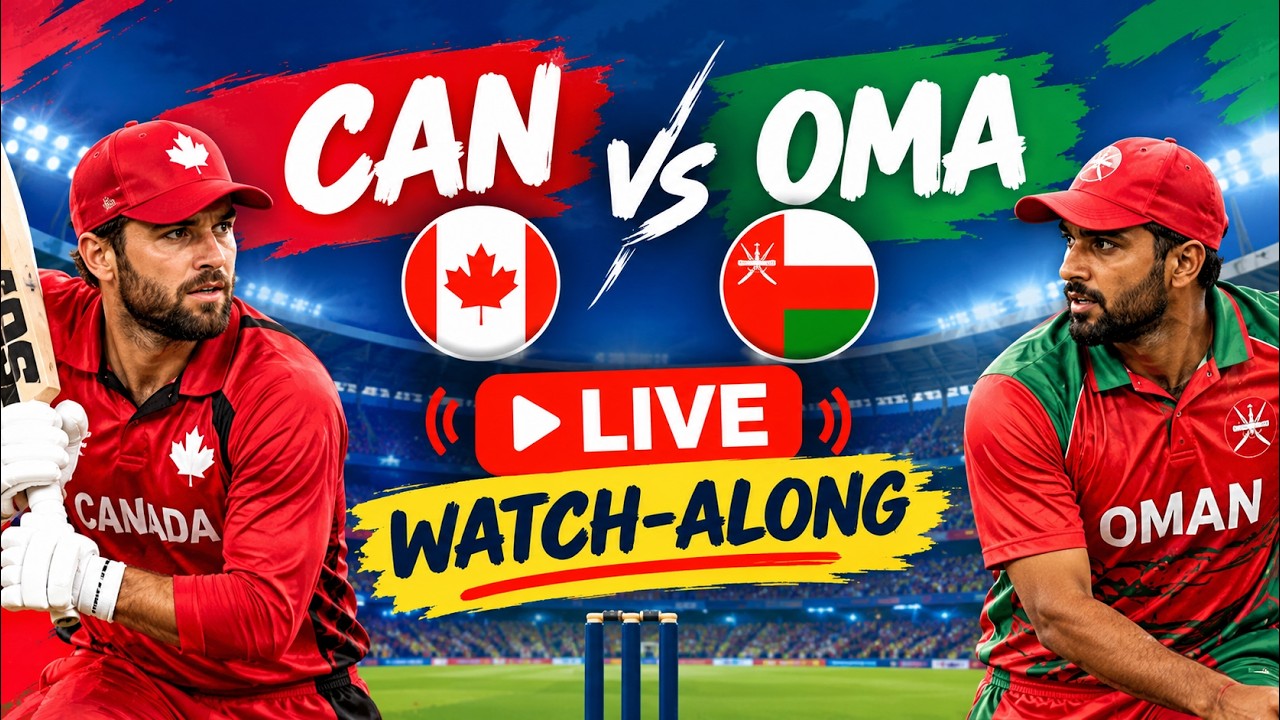CAN vs OMA &mdash; Live Watch-along