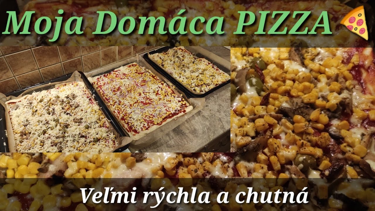 Moja Domáca Pizza 🍕 - Veľmi chutná a rýchla - Príprava 5 minút