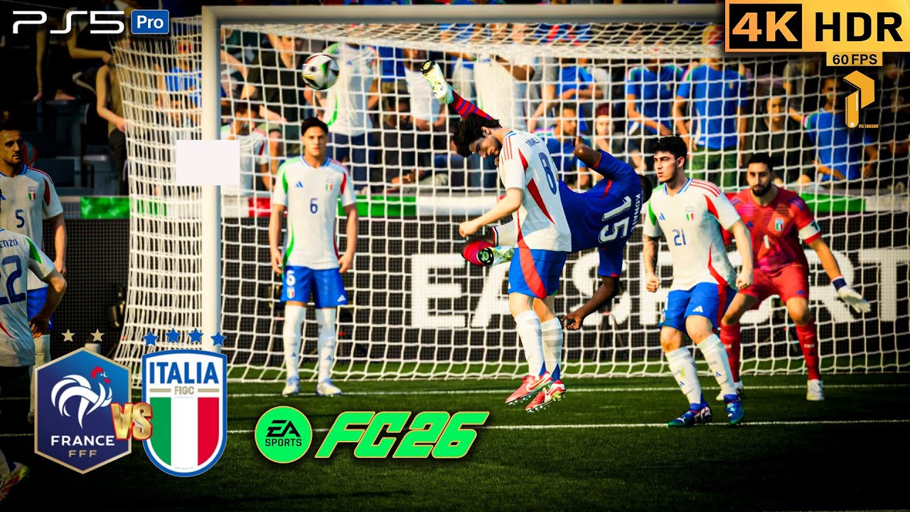 FC 26 | France vs Italy 🇫🇷🇮🇹 PS5 4K HDR – Epic International Match Gameplay #fc26 #ps5 #4k #viral