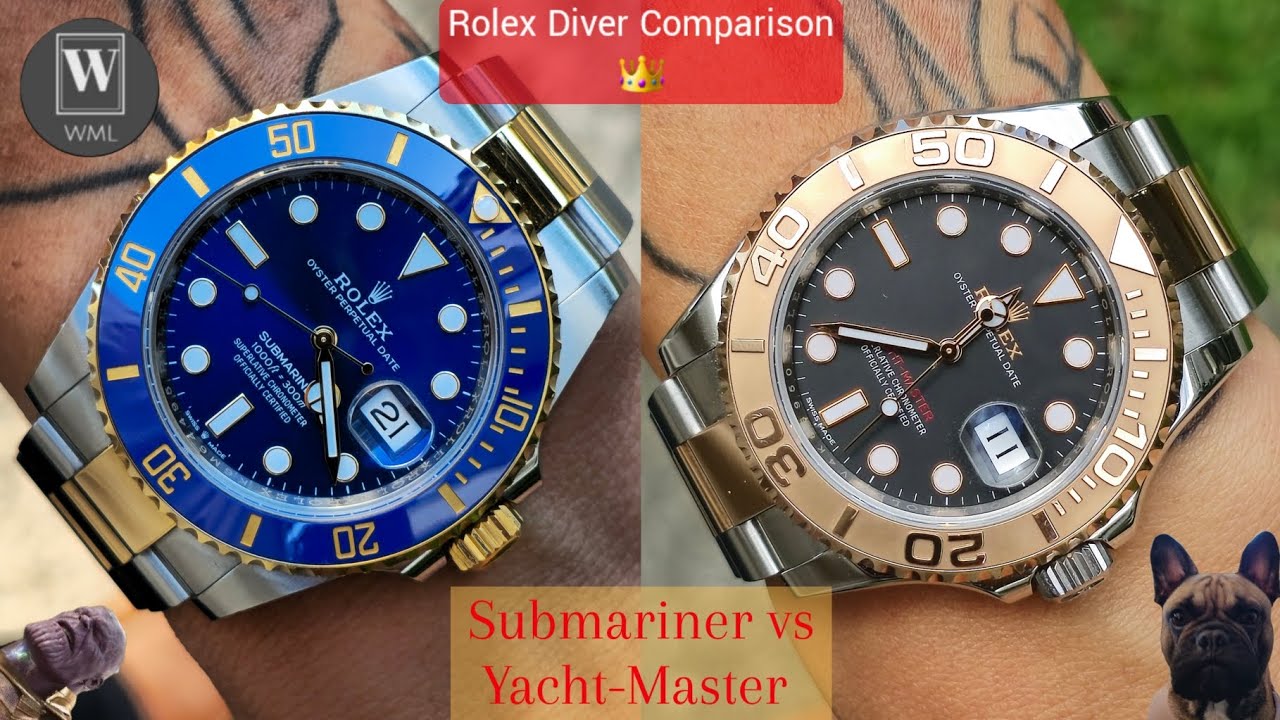 Сравнение часов Rolex Diver 👑 Submariner и Yacht-Master 🤿🛥🔥