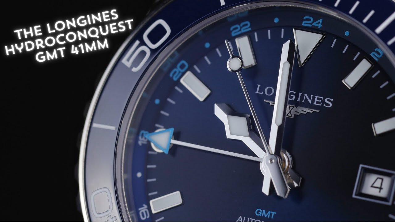 Часы Longines Hydroconquest GMT 41 мм — новый взгляд на линейку Hydroconquest!