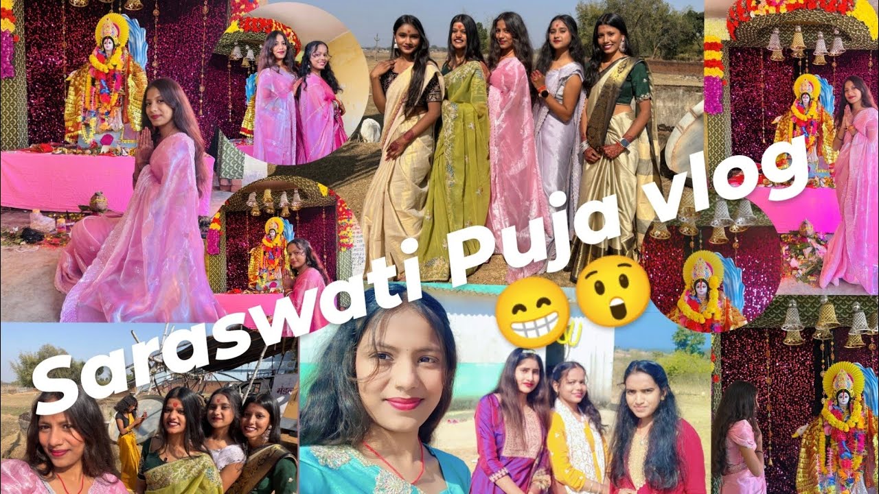 Saraswati Puja vlog 🙏🥰🌸 || 2026 || varsha rani || subscribe for more vlogs 📸📷