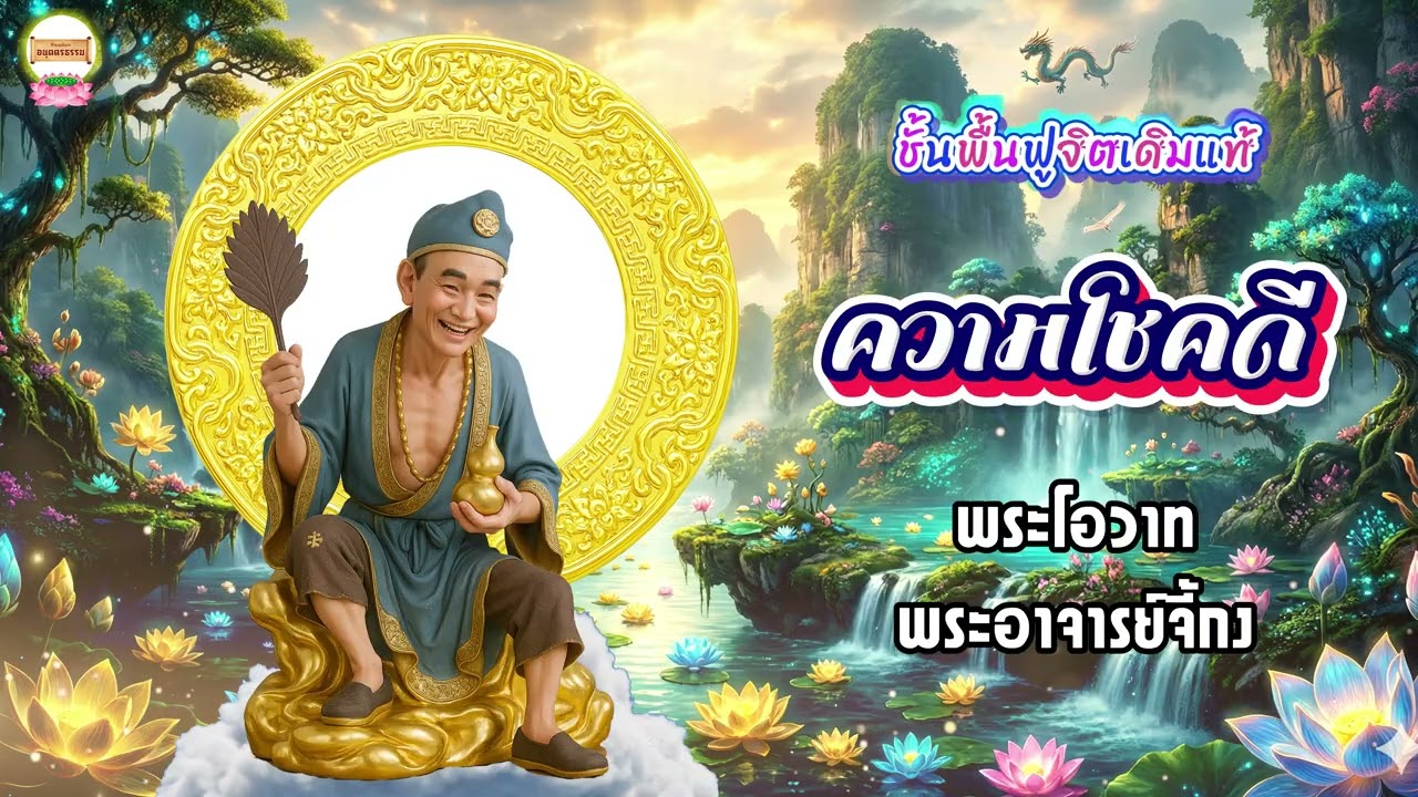 ความโชคดี   พระโอวาทพระอาจารย์จี้กง