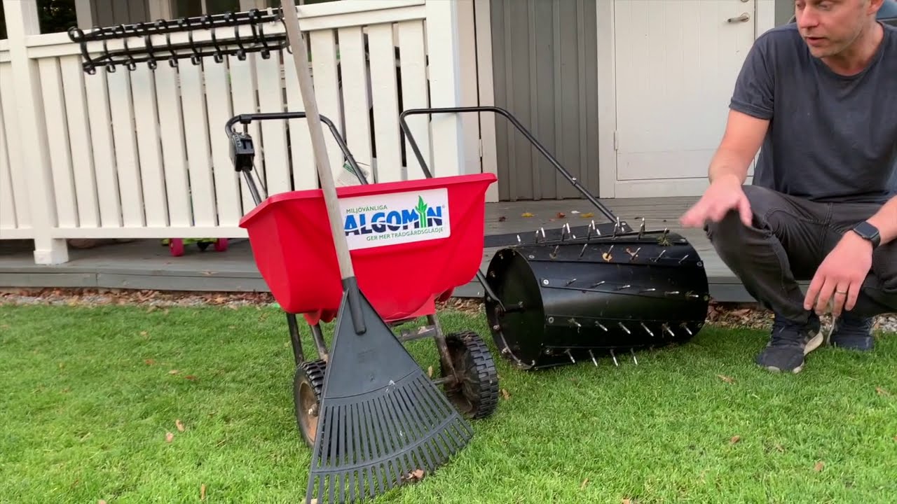 Fixa gräsmattan inför hösten! (höstgödsel)