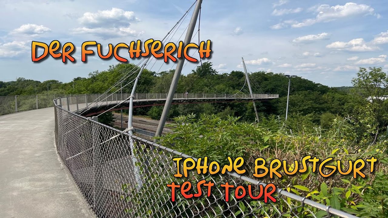 Kleine Erzbahntrassen IPhone Brustgurt Test Tour (Gelsenkirchen)