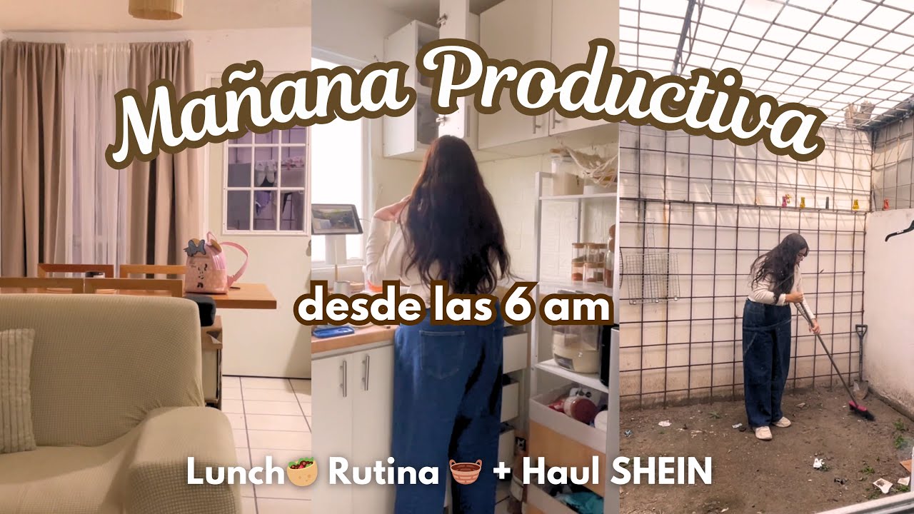 Mañana Productiva ✅ Desde las 6 am ☀️Rutina de Mama y Ama de Casa 🏡 + Haul SHEIN 