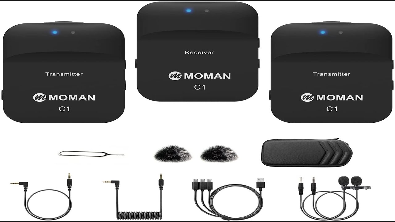 Moman C1X  Ansteckmikrofon Kabellos