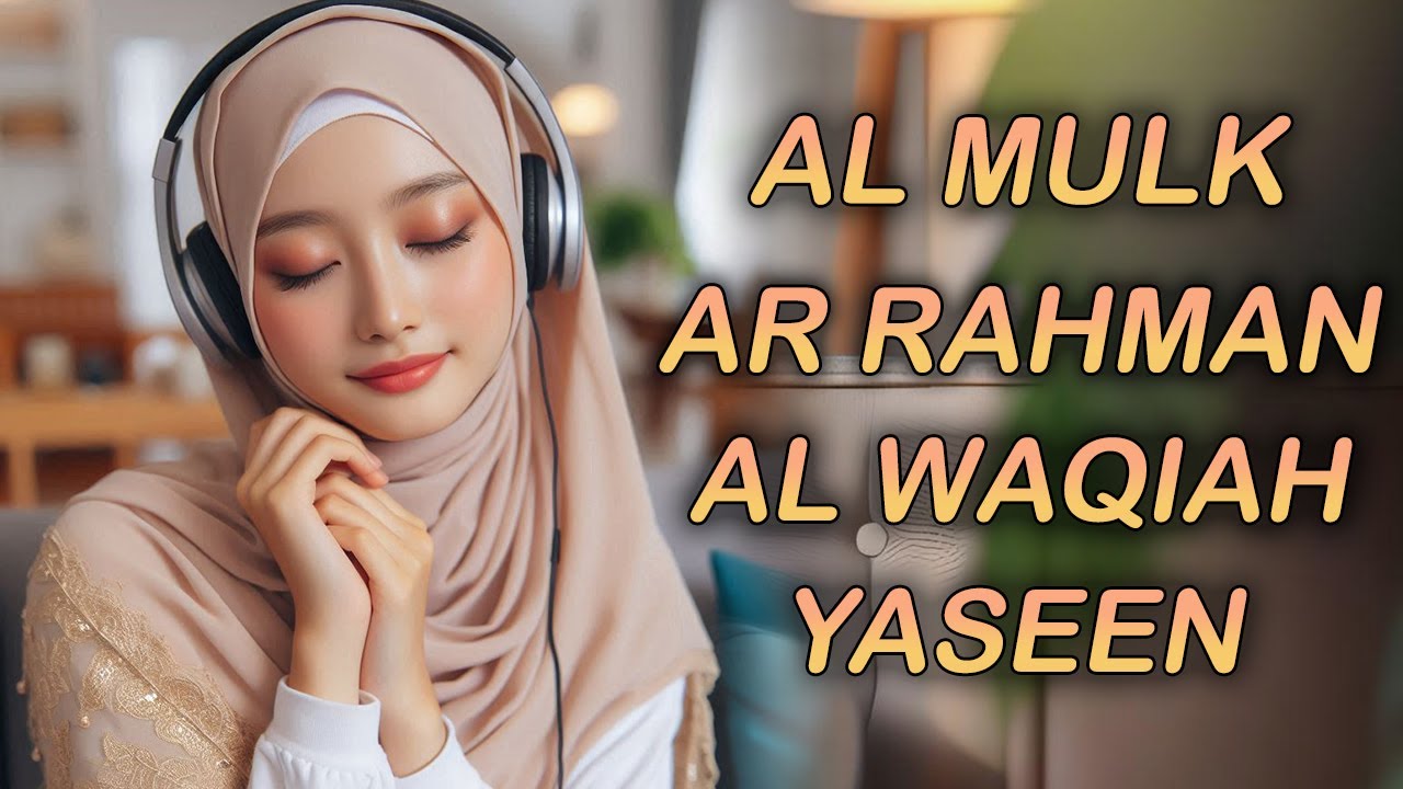 Quran Recitation Really Beautiful English Translation Surah Al-Mulk, Al-Waqiah, Ar-Rahman, Yaseen
