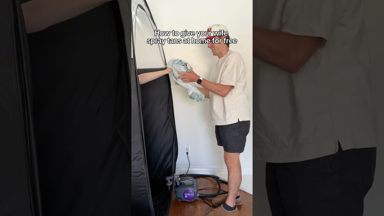 how to give your wife spray tans at home for free