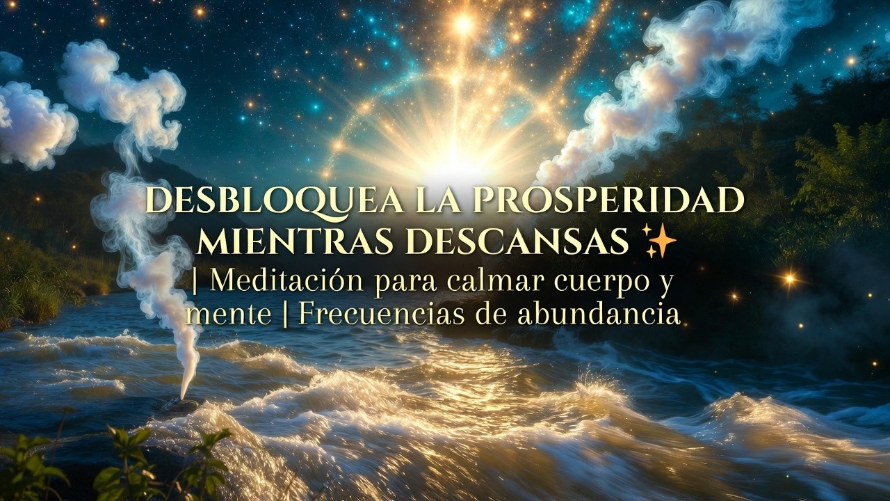 DESBLOQUEA LA PROSPERIDAD MIENTRAS DESCANSAS 🌿✨   Meditación para calmar cuerpo y mente