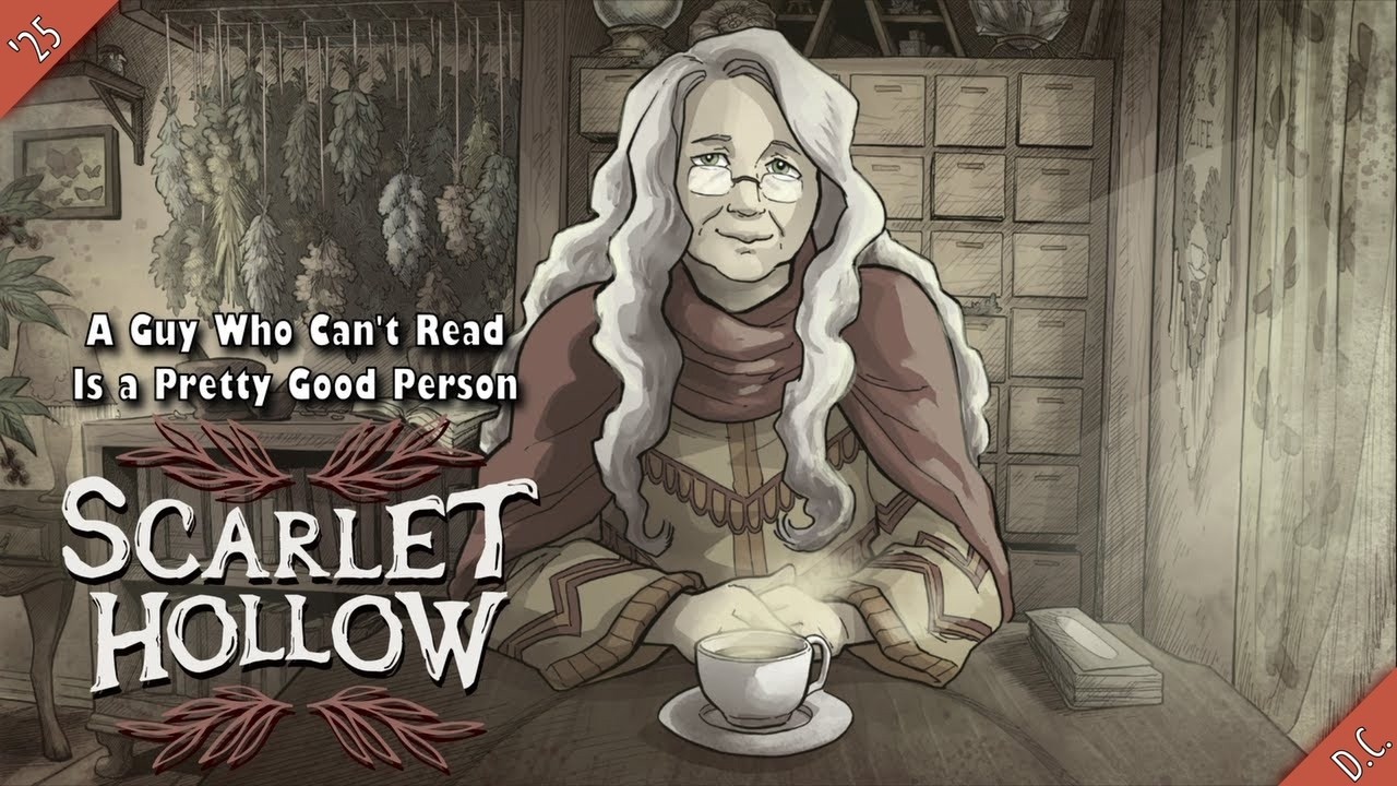 A Guy Who Can't Read is a Pretty Good Person in Scarlet Hollow