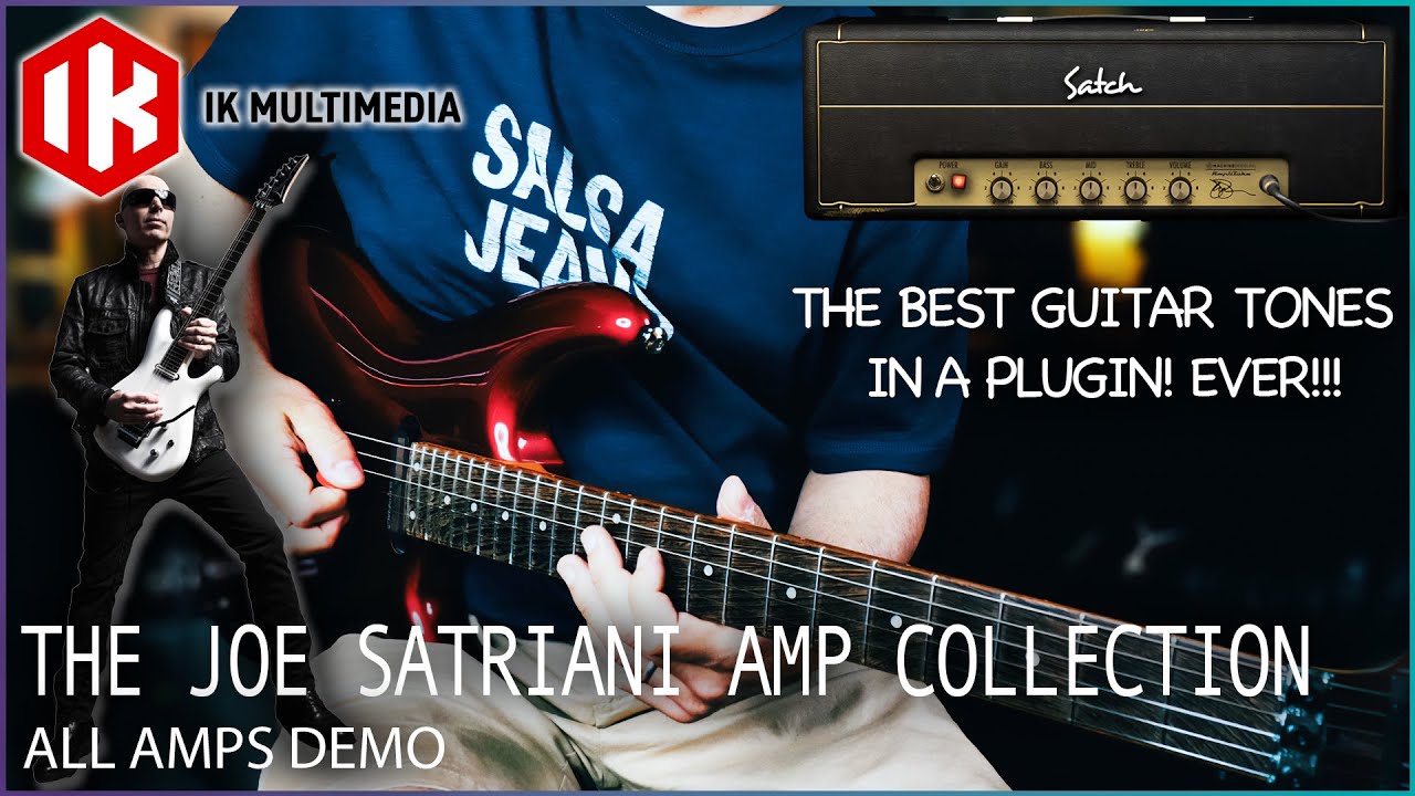 IK MULTIMEDIA - JOE SATRIANI AMP VAULT - ALL AMPS DEMO - BEST GUITAR TONES EVER!!!