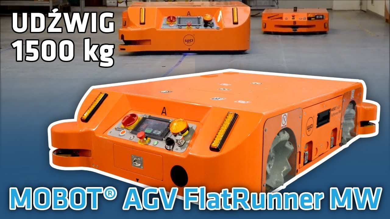 MOBOT&reg; AGV FlatRunner MW - robot o nieograniczonej mobilności