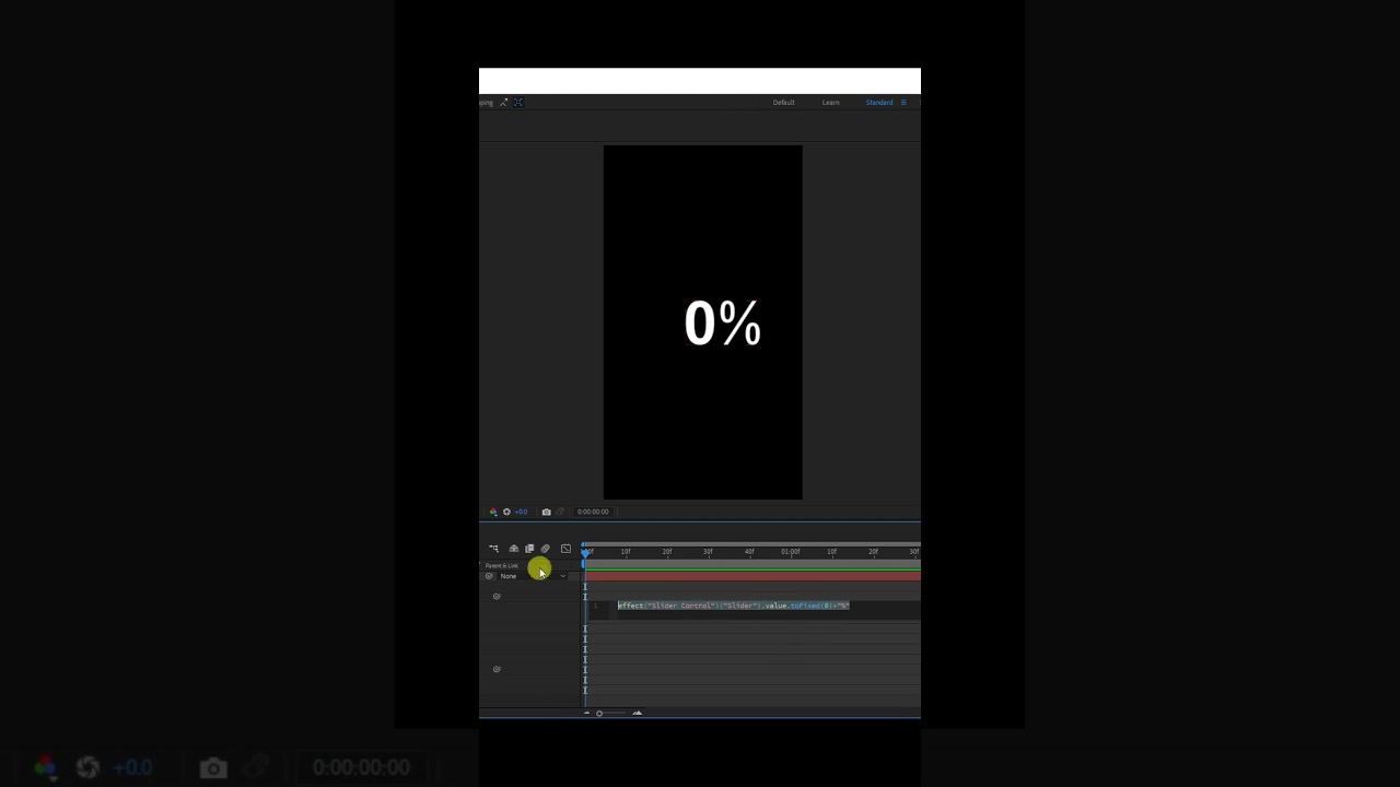 How to Animate a Number Counter/Countdown with a Symbol in After Effects