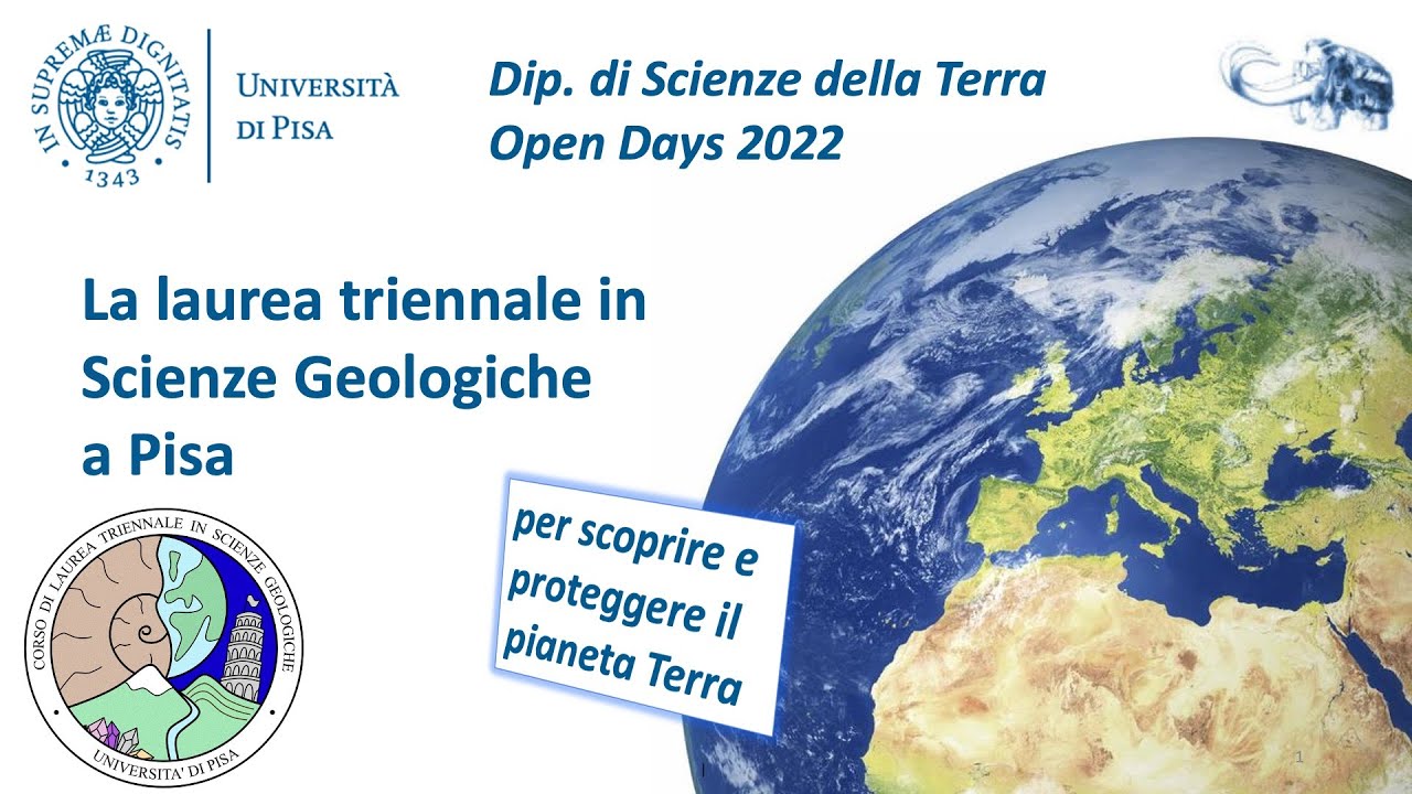 Presentazione del Corso di Laurea Triennale in Scienze Geologiche