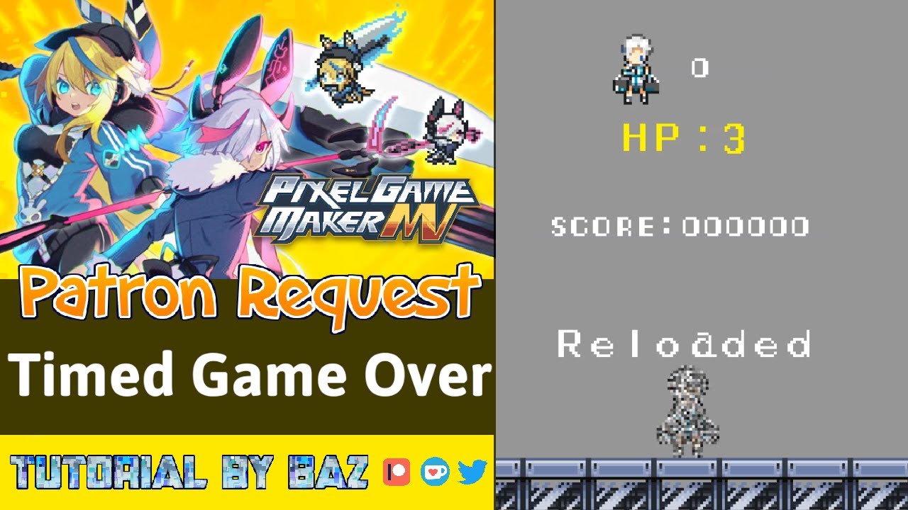 Timed Game Over - Pixel Game Maker MV