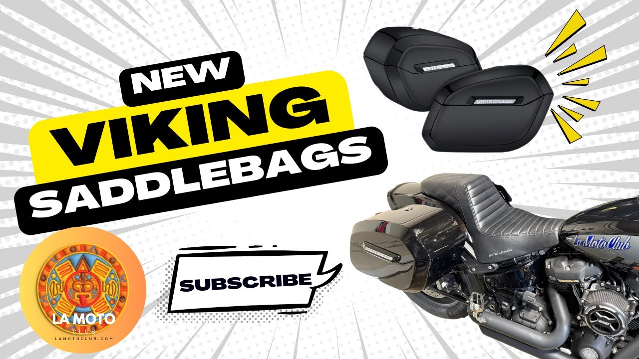 Upgraded to new Viking saddlebags for 2023 Fat Bob