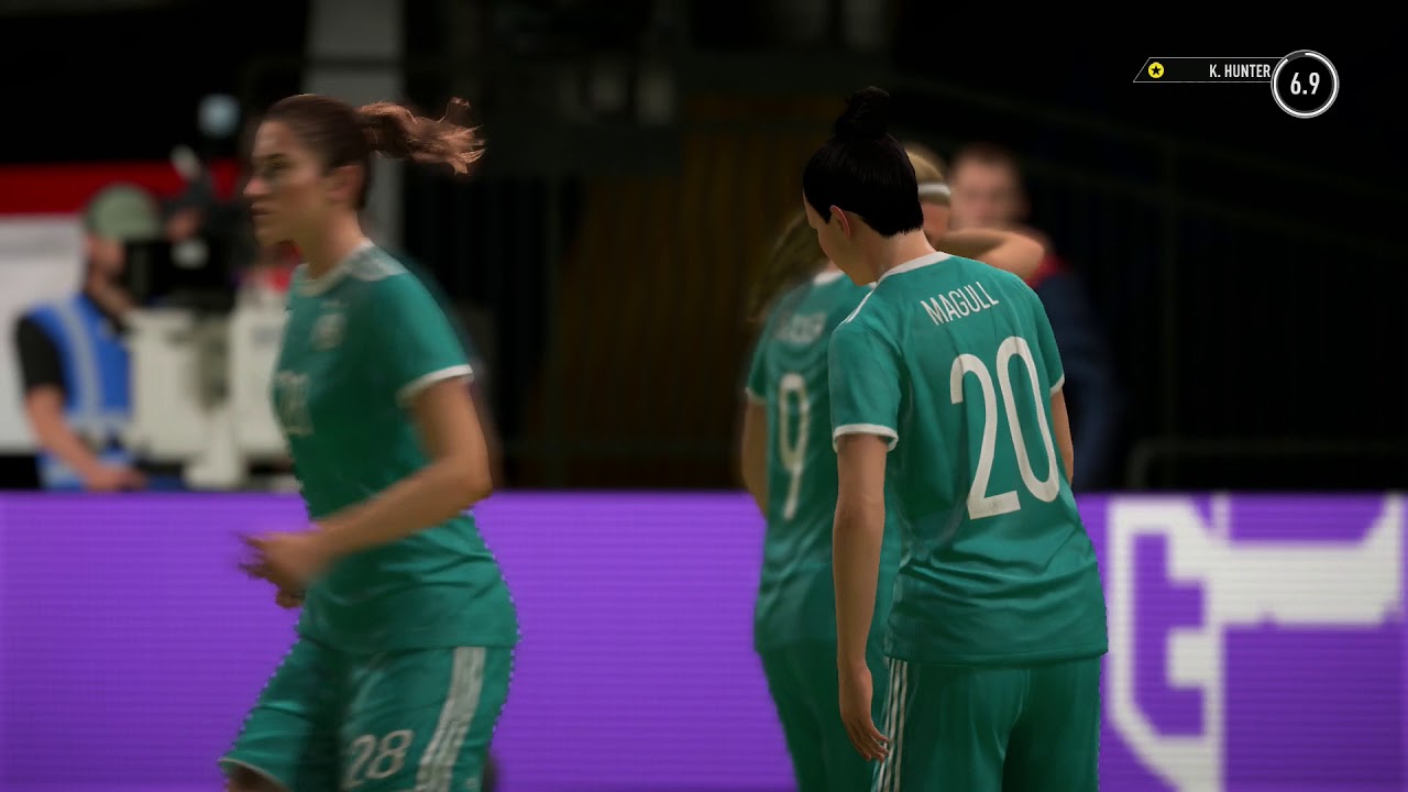 FIFA 18 Alex Hunter Sister Kim Hunter Women's National USA vs Germany Full Gameplay Movie Cutscene