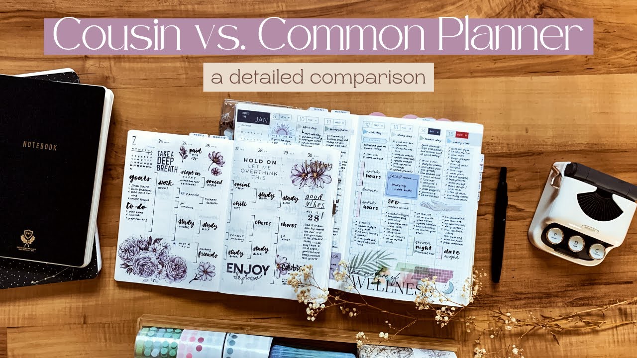 Hobonichi Cousin vs Sterling Ink Common Planner | a comparison