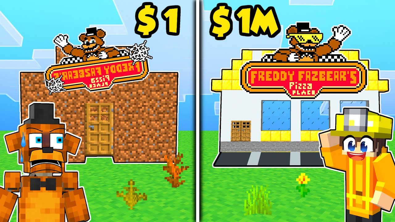 $1 vs $1,000,000 Pizzeria! 