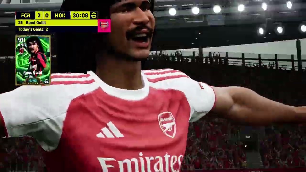 Nutmeg Shot from distance with 2 CB Guarding, SO RUUUUDDD !!!