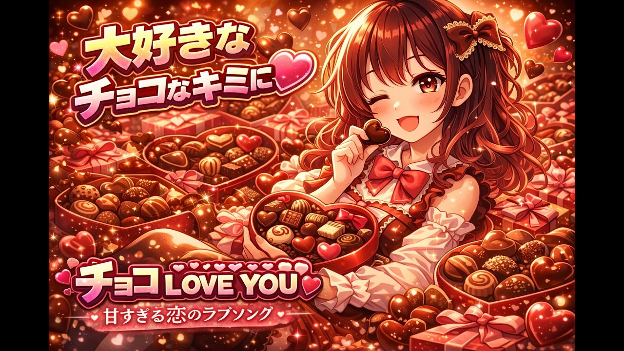 【バレンタイン】チョコ LOVE YOU【J-POP】