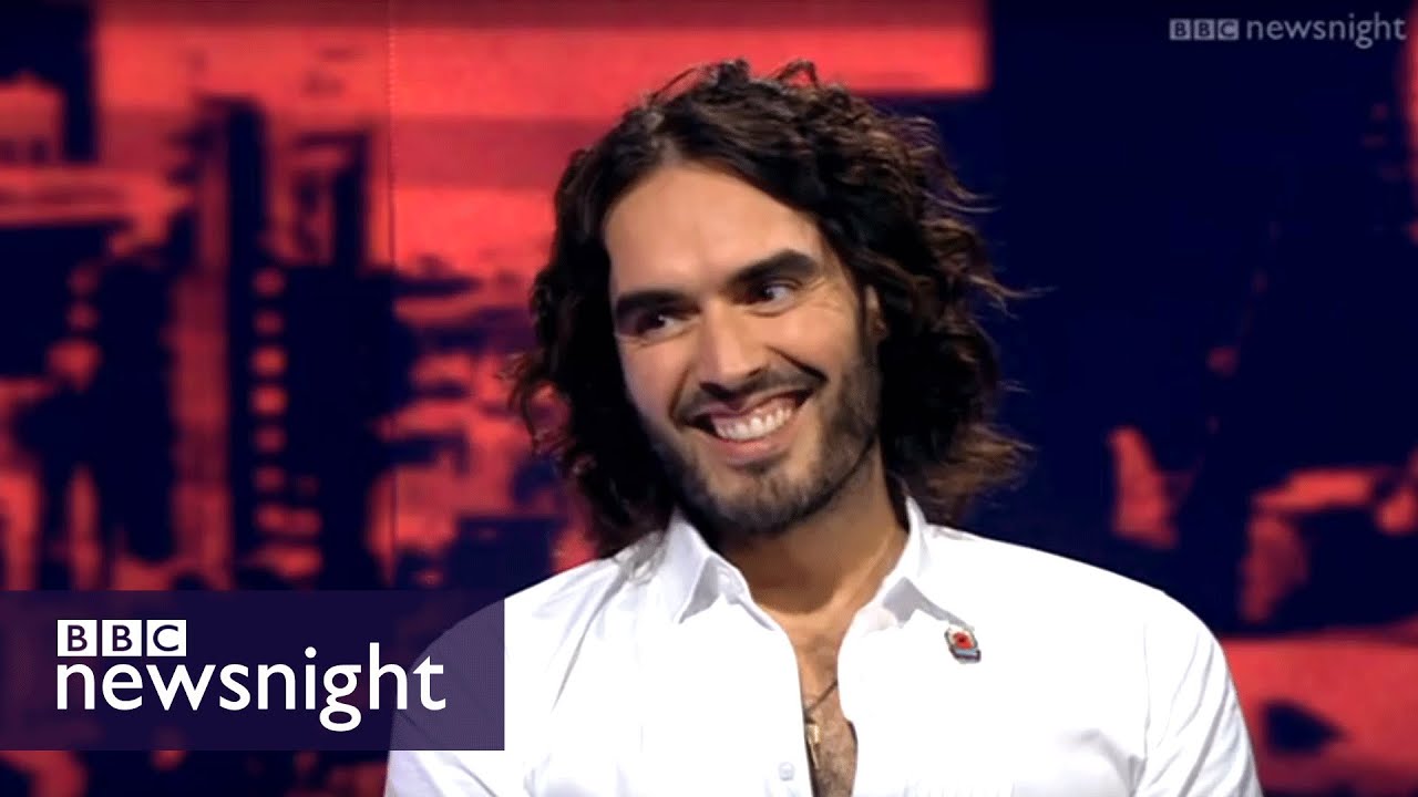 'I don't trust politicians & corporations in this country' Russell Brand - BBC Newsnight