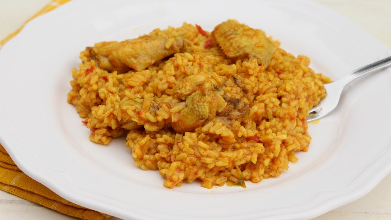 ARROZ CON POLLO AL CURRY EN MAMBO | Receta fácil