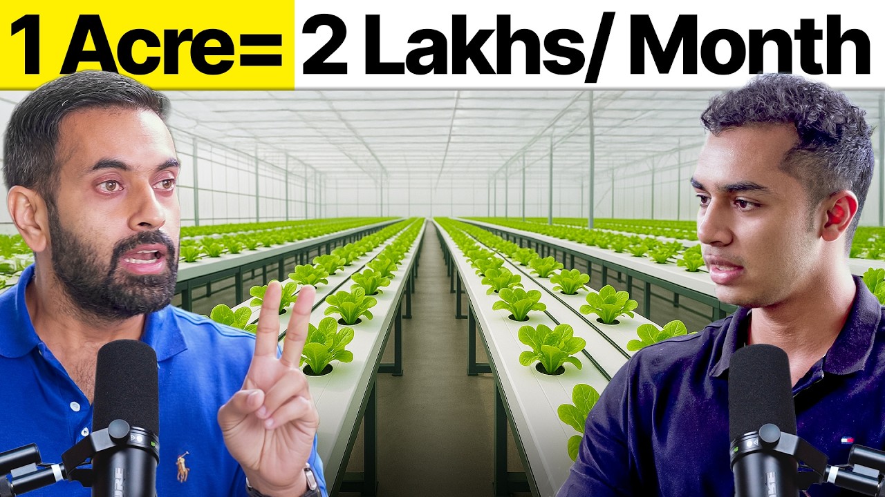 Hydroponics से 24 LAKH Yearly Income| Soilless Hydroponics Farming in India