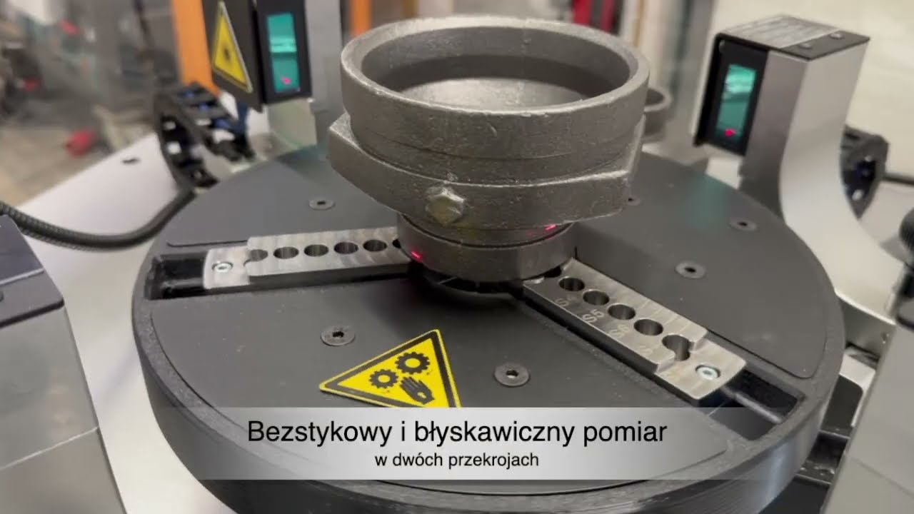 Maszyna pomiarowa do kontroli jakości procesu produkcyjnego złącz rurowych // suporte.com.pl