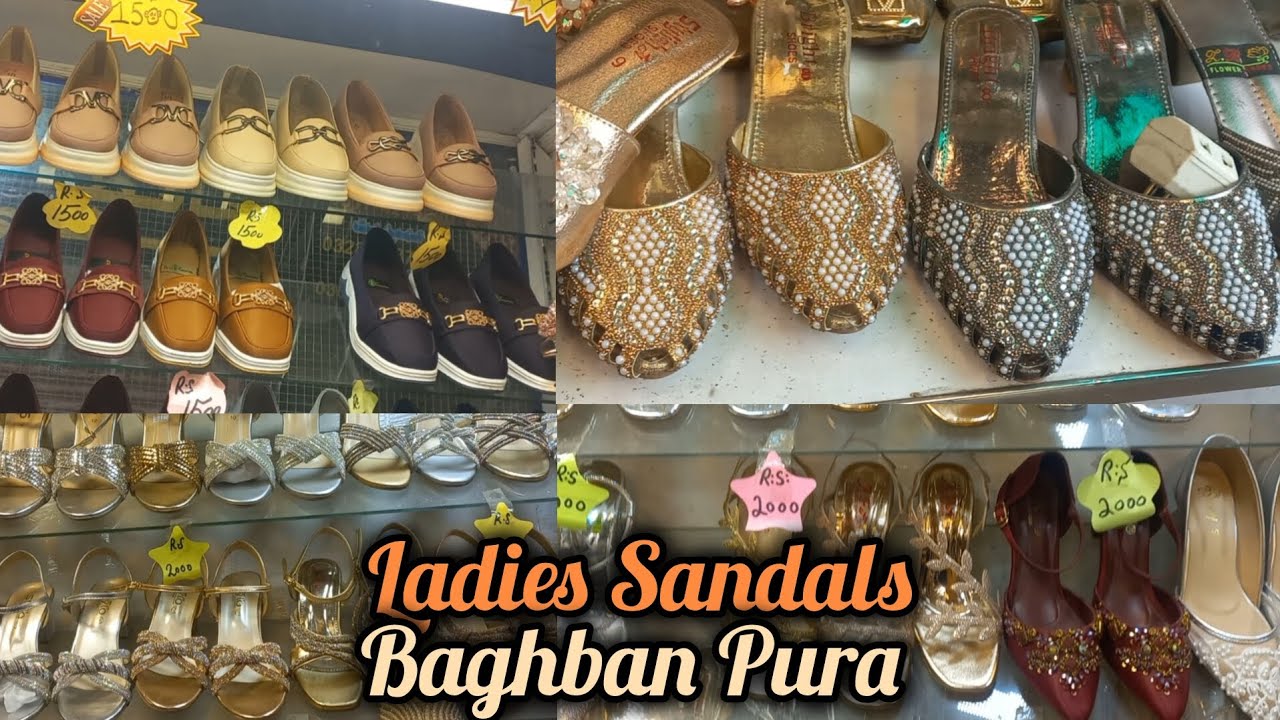 Ladies Sandals | Baghban Pura | Life With Sana Sharif #viral #foryoupage #trending #bestshoes #✨️