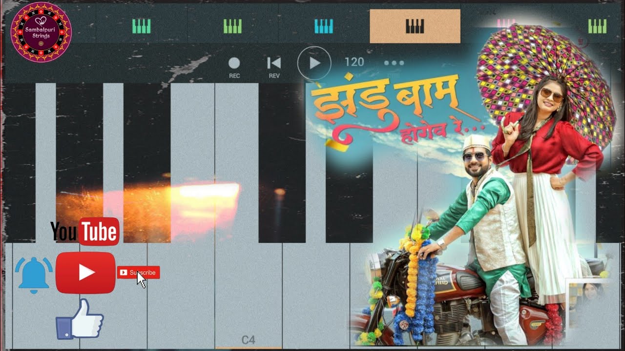 Jhandu Baam Hogev Re || CG Song Piano Tutorial || FL Studio Mobile ||