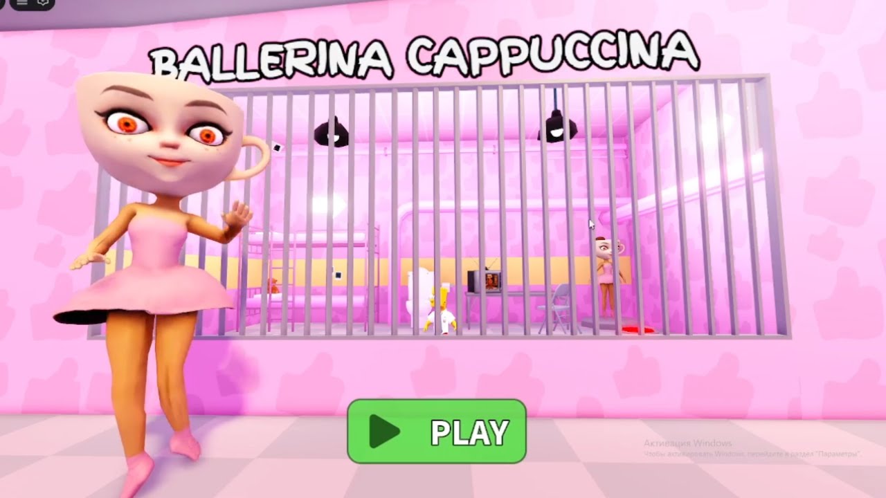 BALLERINA CAPPUCINA 💃✨ PRISON RUN 🚨 | Roblox Obby Gameplay