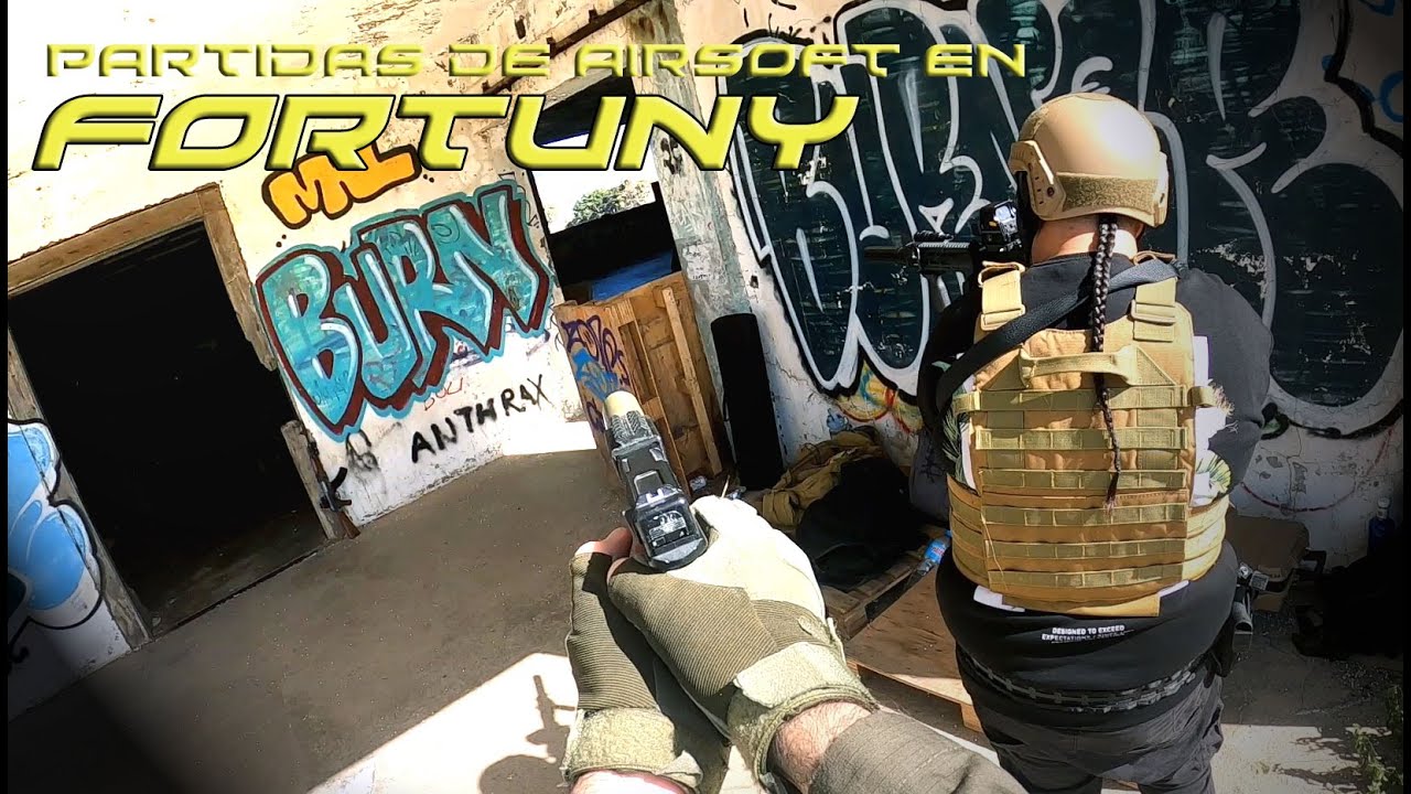 #airsoft jugando en el Fortuny - Partidas en Tenerife