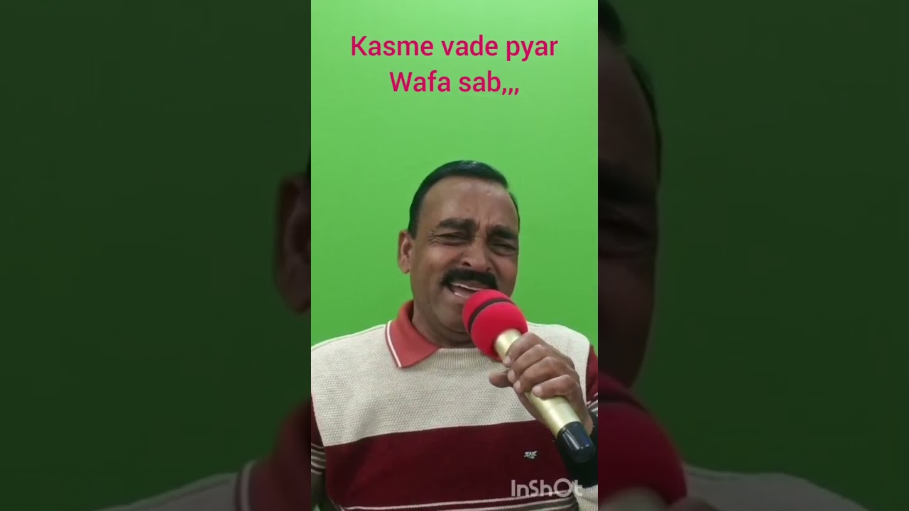 Kasme wale payar waafa #hindisong #hindikaorke #bollywoodsongs 