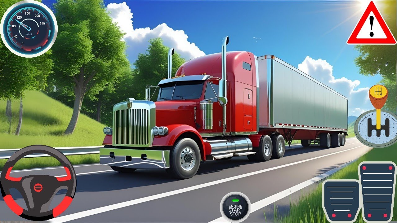 Long Haul Double Trailer Truck 🚚 | Realistic Transport Simulator&rdquo;