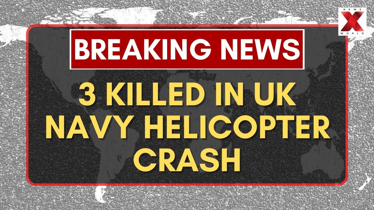 3 Killed After Royal Navy Helicopter Crashes During Training Exercise | NewsX World