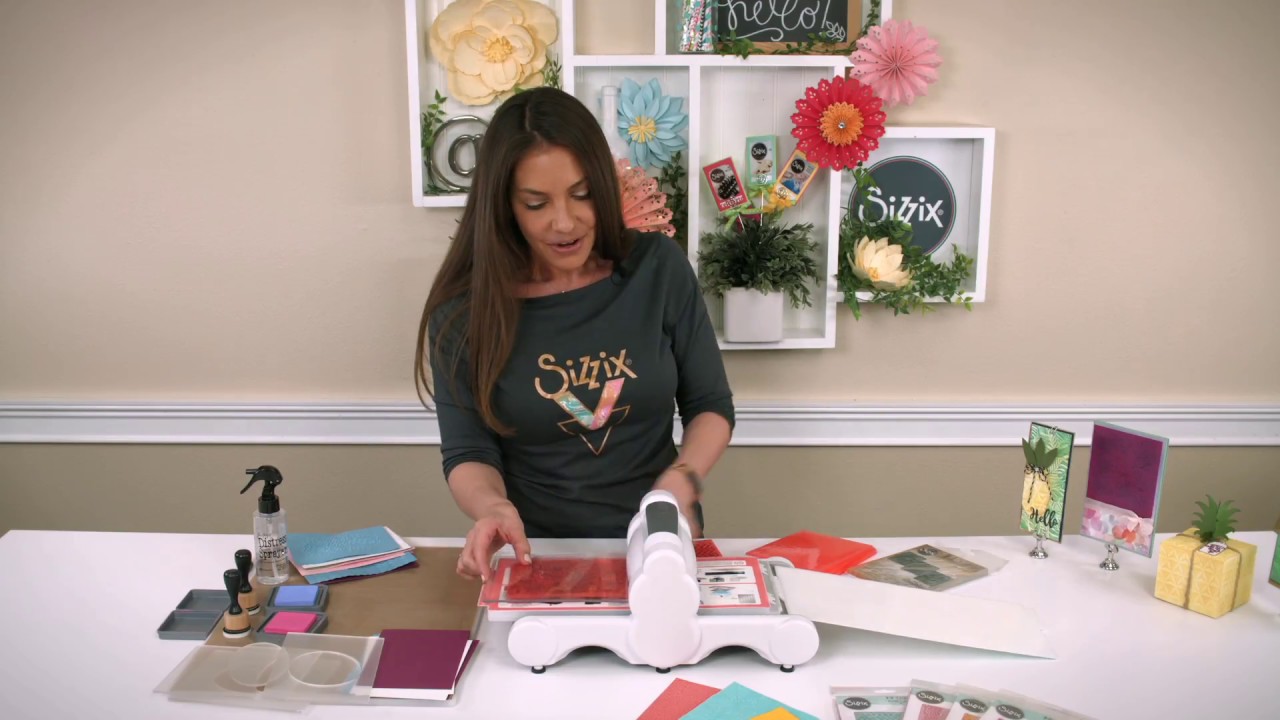Watch the 3-D Embossing Kit in Action - Sizzix