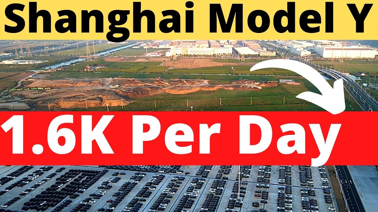 Tesla Giga Shanghai's Model Y Production Surges to 1.6K Units Daily