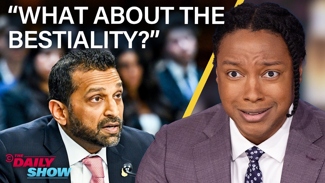 Kash Patel Gets Tangled in Bestiality Questions & Don Jr. Gets a Blushing Bribe | The Daily Show
