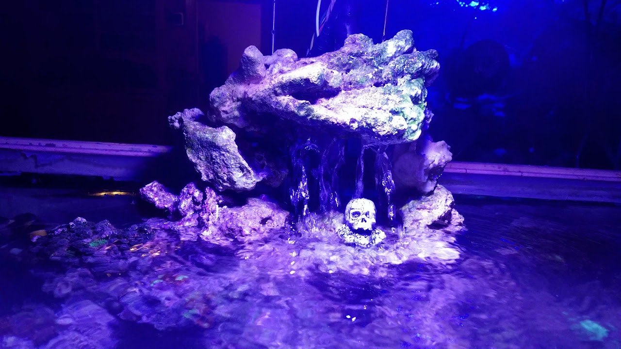 Beginnings of a new waterfall for the shallow lagoon