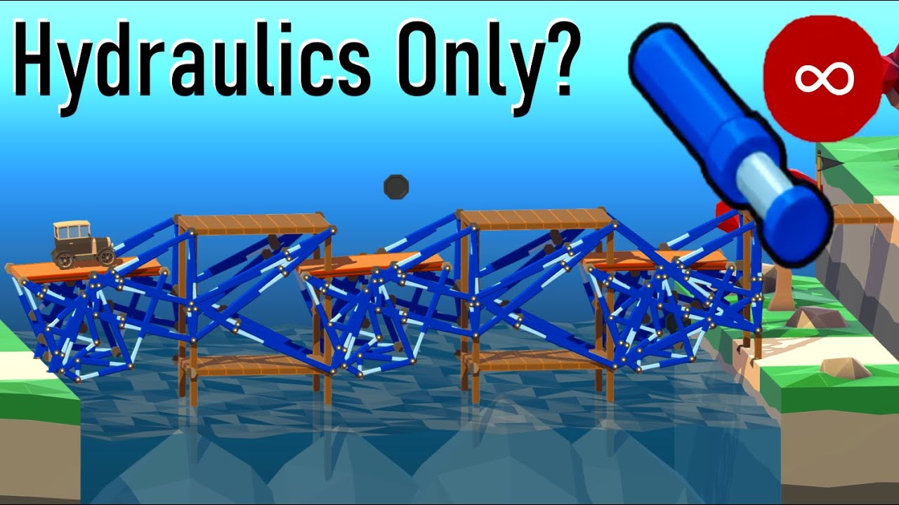 Can You Use Only Hydraulics To Beat Poly Bridge 2?