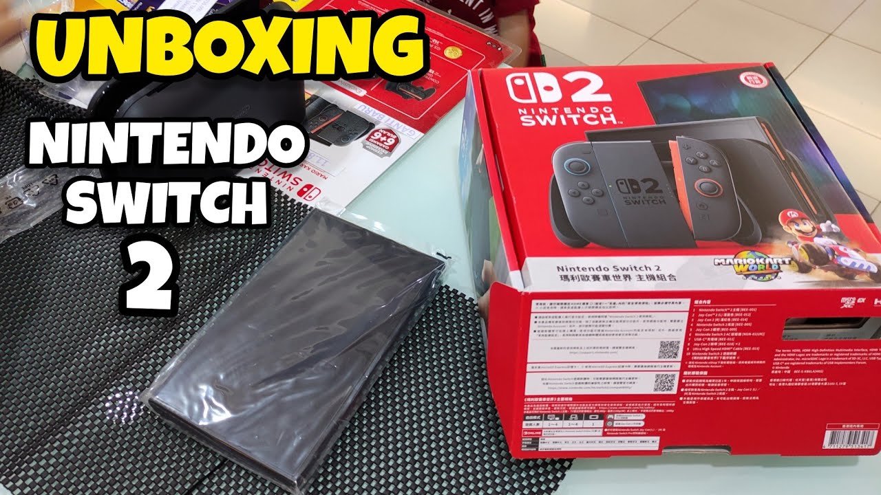 PERTAMA KALI PEGANG NINTENDO SWITCH 2 | UNBOXING GSSHOP BANDUNG