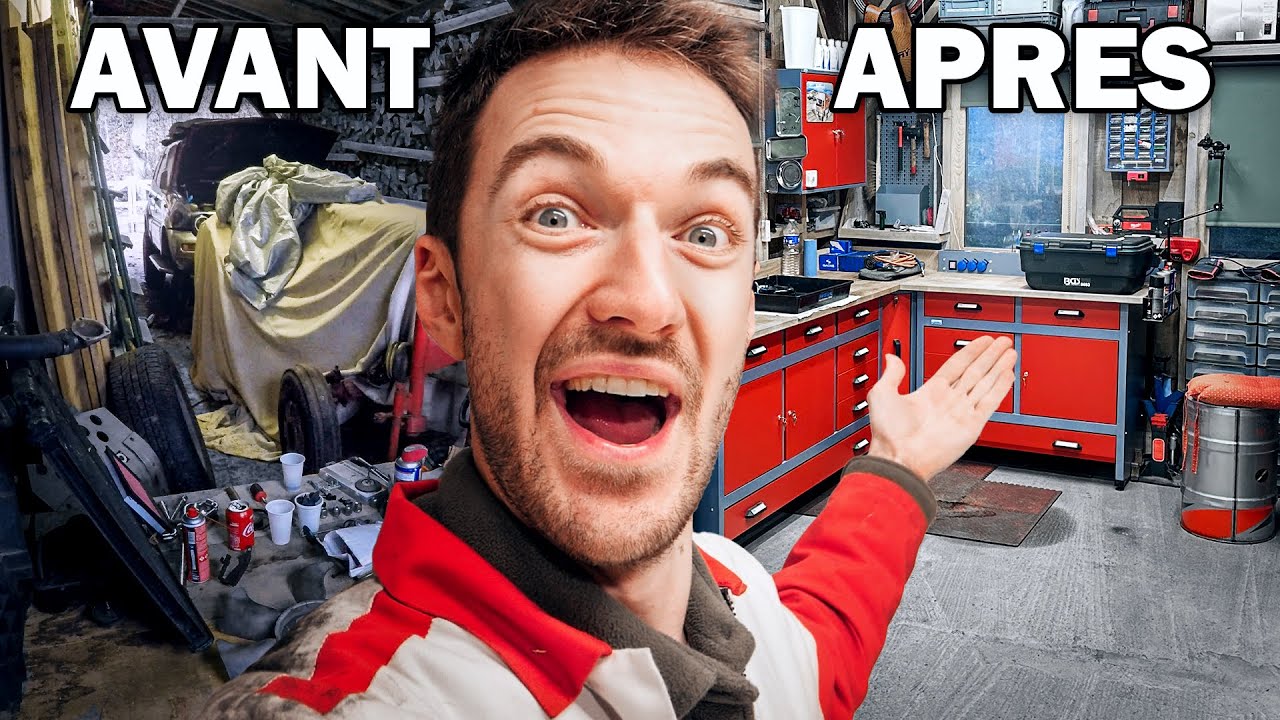 Je transforme mon garage en atelier mécanique de rêve + Réparation 4x4