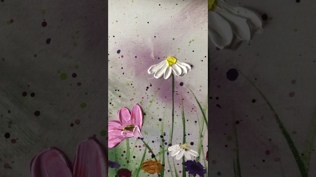 WILD FLOWER - Textured Print Process