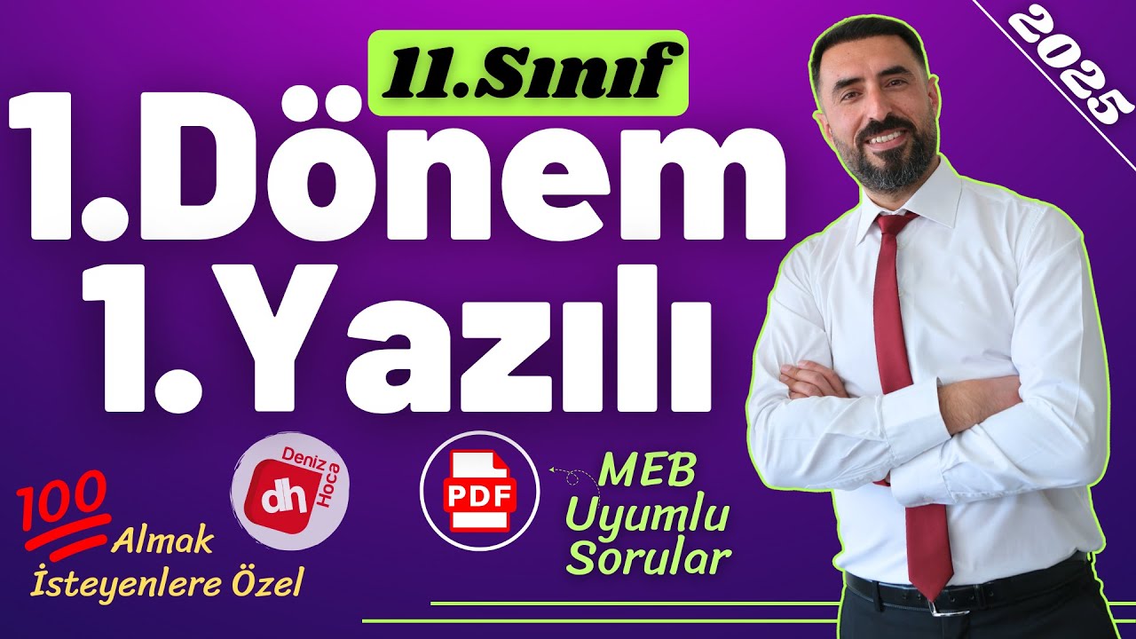 11.SINIF 1.DÖNEM 1.YAZILI SORULARI (Yeni Nesil Sorular) 💯 (11 Edebiyat Sınava Hazırlık Çalışması)